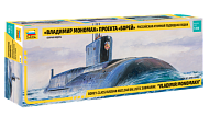 Сборная модель Российская атомная подводная лодка "Владимир Мономах" проекта «Борей» 9058