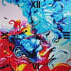 7303013 Две стихии - алмазные часы - COLOR KIT