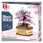 Конструктор Zhe Gao QL0984 Музыкальная Шкатулка Романтическая вишня 482 деталей