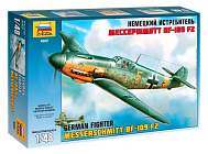 Сборная модель Немецкий истребитель «Мессершмитт» BF-109 F2 4802