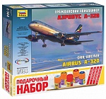 Сборная модель Гражданский авиалайнер Аэробус А-320 7003П