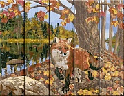 Рыжая охотница - картина по номерам на дереве PKW-1 81