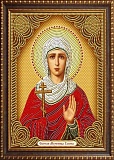 Икона "Святая Мученица Галина" алмазная живопись - картина стразами