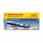 Сборная модель Пассажирский авиалайнер Боинг 787-8 Дримлайнер 7008П