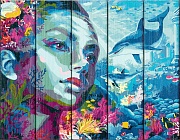 Атлантида - картина по номерам на дереве PKW-1 42