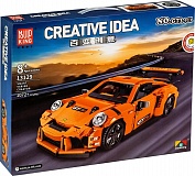 Конструктор Mould King 13129 Автомобиль Porsche GT3 RS 1072 деталей