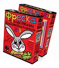 Фреска с блестками картина из песка "Зайка"