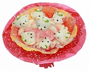 Шоколадные конфеты набор для творчества букет из мягких игрушек 7MC