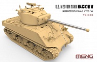 Сборная модель MENG TS-043 Танк U.S. Medium Tank M4A3(76)W Sherman 1/35