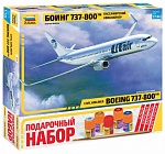 Сборная модель Пассажирский авиалайнер Боинг 737-800 7019П