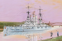 Сборная модель Trumpeter 1:350 Schleswig – Holstein Battleship 1908 05355