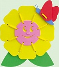Шнуровка  На цветке