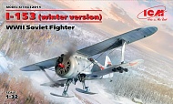 Сборная модель ICM И-153 "Чайка" (зимний вариант), Советский истребитель ІІ МВ 32011