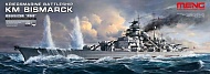 Сборная модель MENG PS-003 линейный корабль Бисмарк KRIEGSMARINE BATTLESHIP KM BISMARCK 1/700