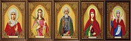 Набор из 5 картин стразами Иконы