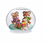 Набор Создай Волшебный шар со снегом Тигрята с подарками mm-27