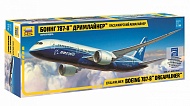 Сборная модель Пассажирский авиалайнер Боинг 787-8 Дримлайнер 7008
