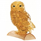 3D пазл головоломка Crystal Puzzle Сова янтарная