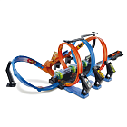 Игровой набор Hot Wheels Экшн Автотрек Винтовое столкновение с машинкой