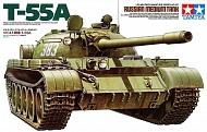 Сборная модель Tamiya Советский танк Т-55А, с одной фигурой 35257