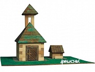 Деревянный конструктор Walachia-09 "Колокольня и колодец"