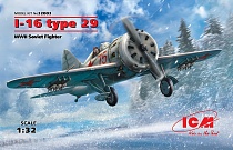 Сборная модель ICM I-16 type 29, WWII Soviet Fighter 32003