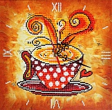 7303008 Любимый капучино - алмазные часы - COLOR KIT