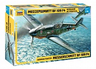 Сборная модель Немецкий истребитель Мессершмитт Bf-109F4 4806