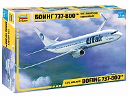 Сборная модель Пассажирский авиалайнер Боинг 737-800 7019