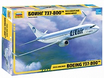 Сборная модель Пассажирский авиалайнер Боинг 737-800 7019