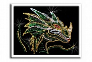 Картина из пайеток Дракон 013