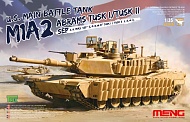 Сборная модель TS-026 MENG Model Американский танк M1A2 SEP Abrams TUSK I/TUSK II Масштаб 1/35
