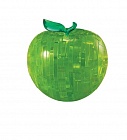 3D пазл головоломка Crystal Puzzle Яблоко зеленое